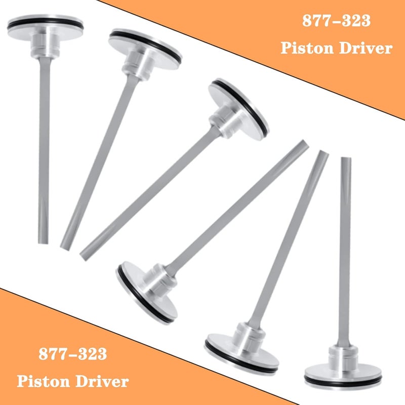 Piwerod 877-323 Piston Driver Compatible with Hitachi Framing Nailer, NR83 NR83A NR83A2 NR83A2(S) Framing Nailer Hitachi Nail Gun Parts Replace for 877323, 885-915, 878-303, 878-649, 877-376, 6PCS - Image 2